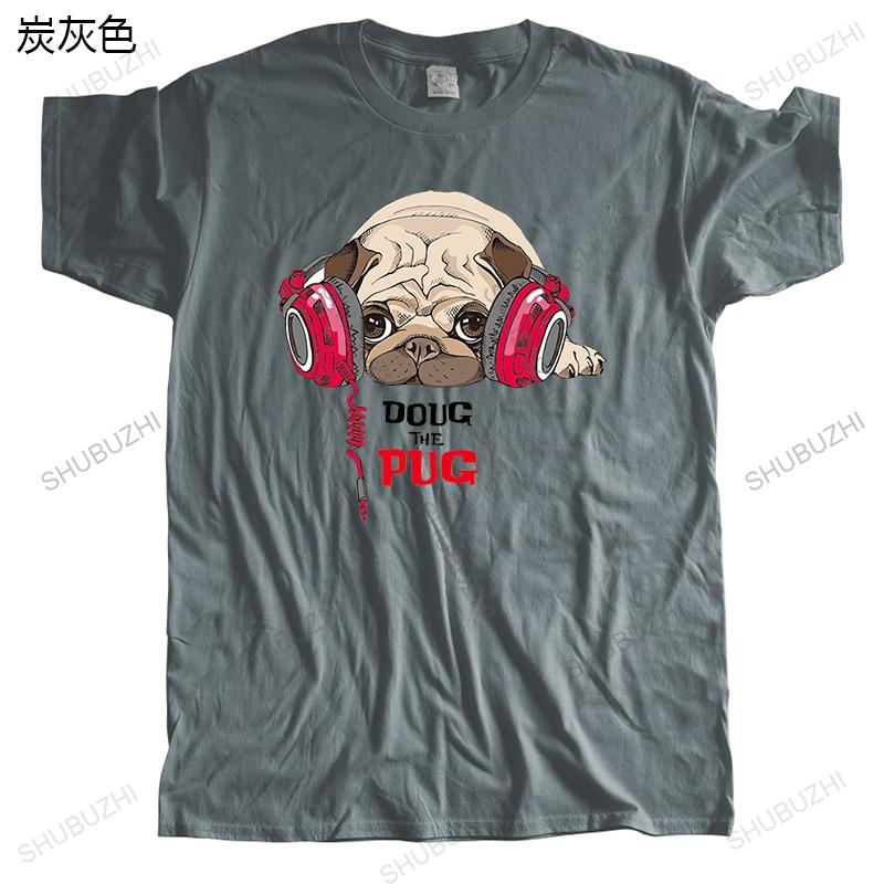 Dog Patch Cute PUG Music New Design T Shirt Transfer Patches Shubuzhi Brand Cotton Tshirt Drop Shipping