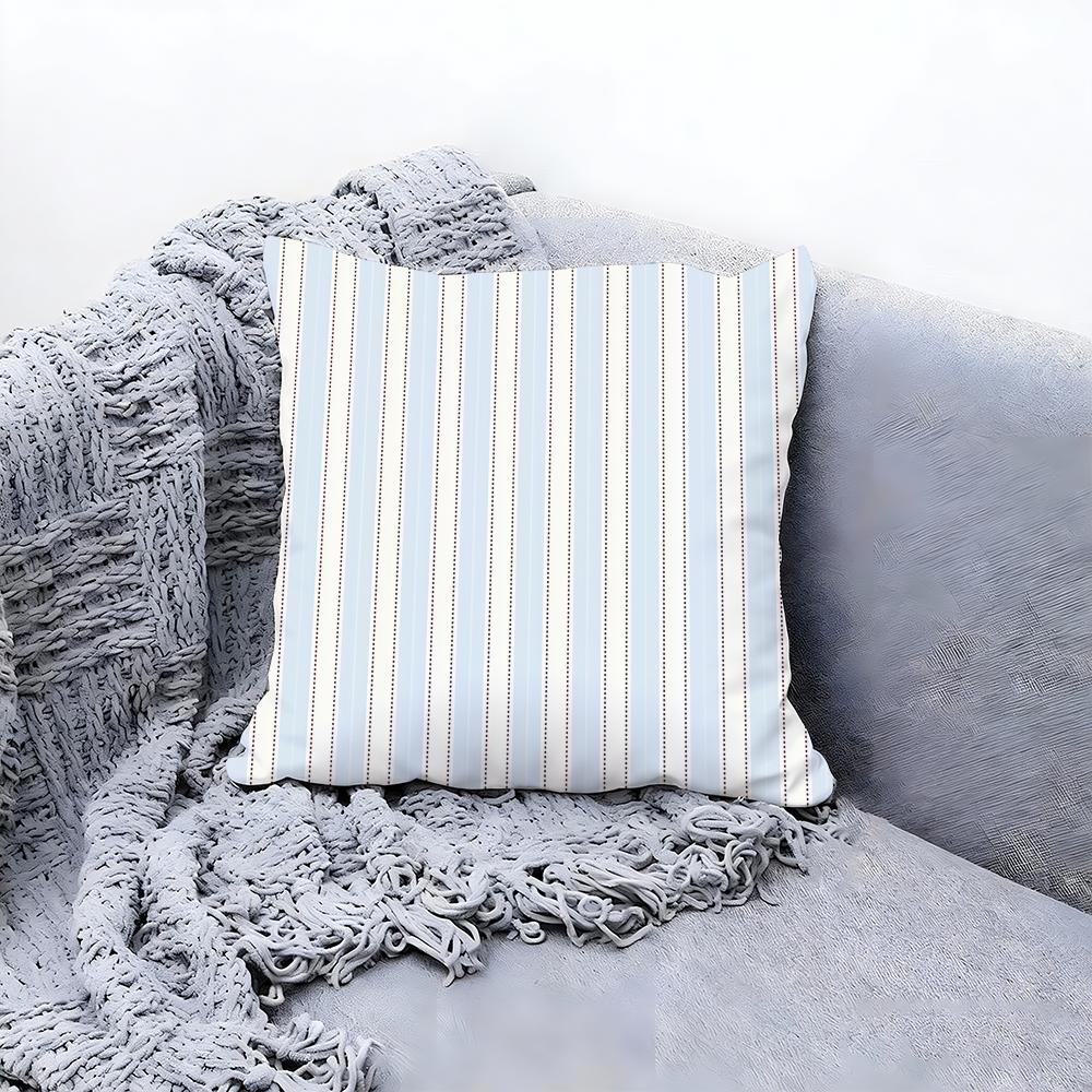 slim stripes Cushion Cover Premium Comfort Reversible Pillow Cove Two in One Design for Any Room Car Interior