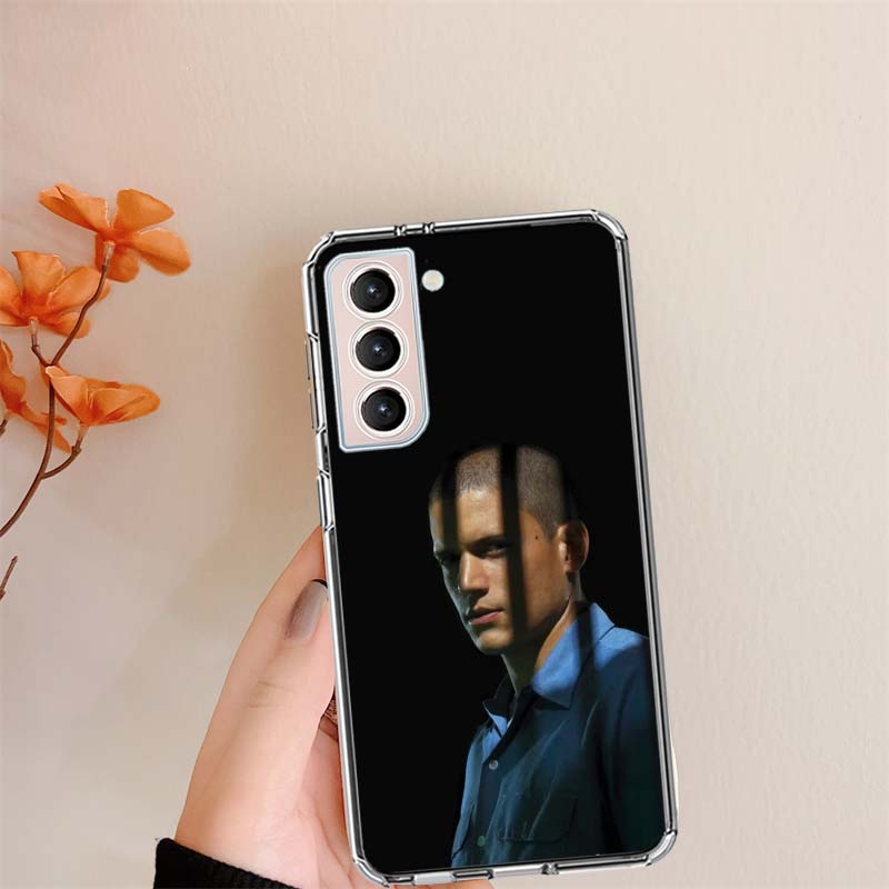 Prison Break TV Series Clear Phone Cases for Samsung S26 Ultra Galaxy S25 Edge S24 S23 FE S21 Plus S20 S22 S10 Cover Patterned C
