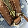 [Pre-Owned] T Monogram Zipper Closure Fabric And Leather Barrel Bag Mini - Fair #19B6XOQ
