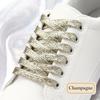 19 colors shiny gold and silver colorful bright shoelaces 100-140 cm sneakers shoelaces boots laces shoelaces string