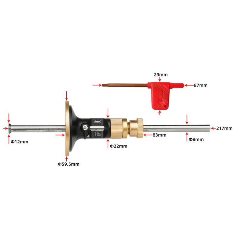 Dovetail Jig Wheel Marking Gauge Tool Set Woodworking Scriber Aluminum Alloy Linear Drawing Mortise Measuring Ruler Wood Joints