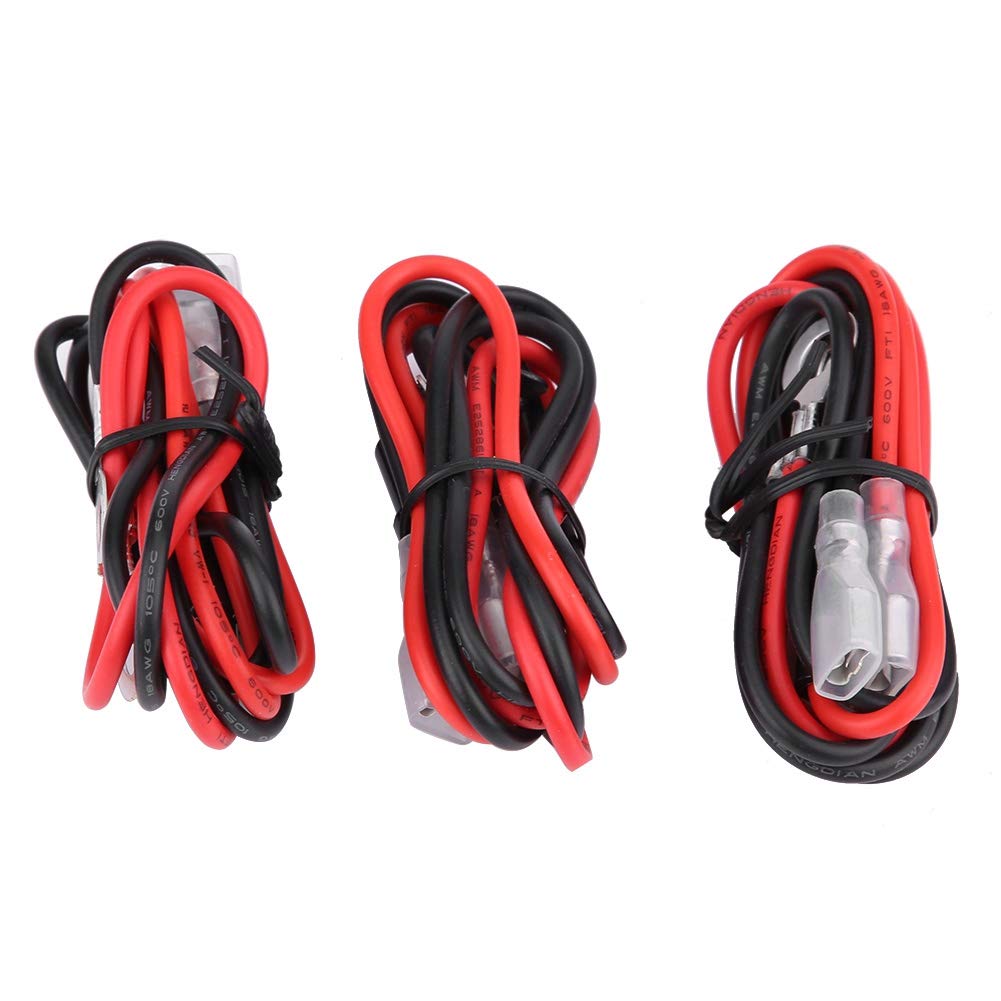 Switch Panel, 12-24V LED Dual USB Charger Voltmeter, Cigarette Lighter Power Outlet, 4 Hole