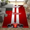 F1 Team Profile Customizable Name Area Rug Suitable for Bedrooms Living Rooms Entryway Dormitory Antislip Carpet Office home decor
