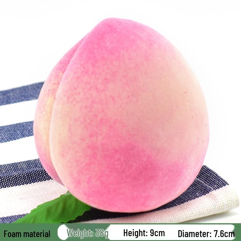 

Xiantao Fake Peach Nectarine Fruit Figurine for Display or Photography Props