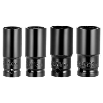 Convenient 1/2inch Extended HexSocket 1/2Inch Drive Metric Deep Impact Socket Easy To Use Tool for Secure Fastening