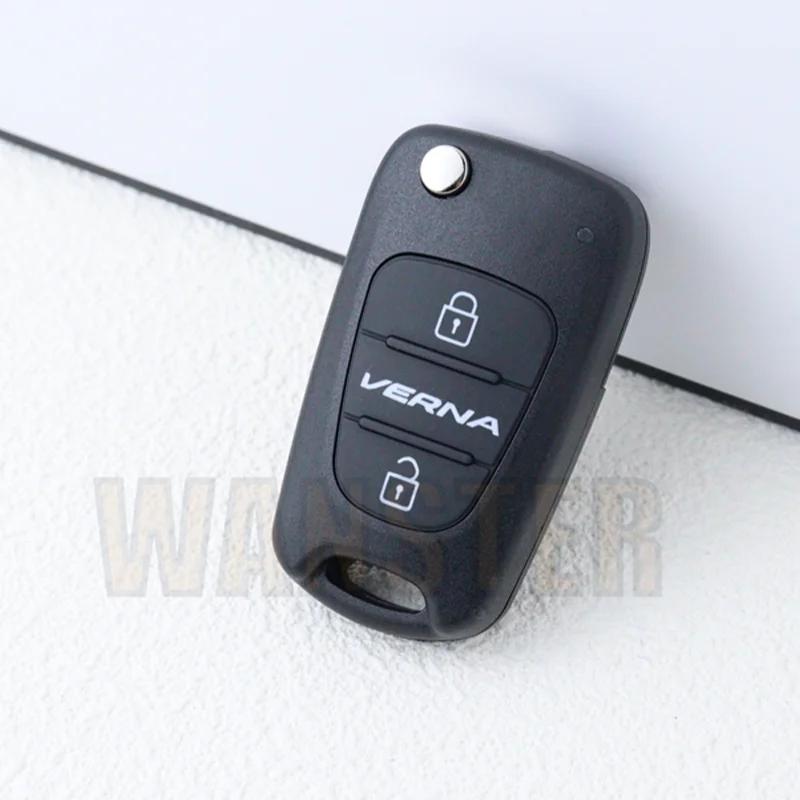 Auto Key Fob Cover Housing Housing Fit For Hyundai Porter Verna Bongo Solaris Accent Kia Sportage Rio Morning Picanto K2 K5 I20 Ceed Elantra