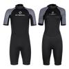 2mm Neoprene Wetsuit Short Sleeve Full Body Dive Suit Snorkeling Surfing Swimming Warmth Protection