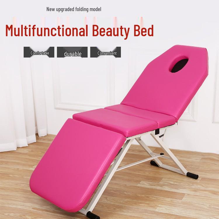 Folding Beauty Bed for Body Shaping, Massage, Physiotherapy, and Micro-plastic Procedures