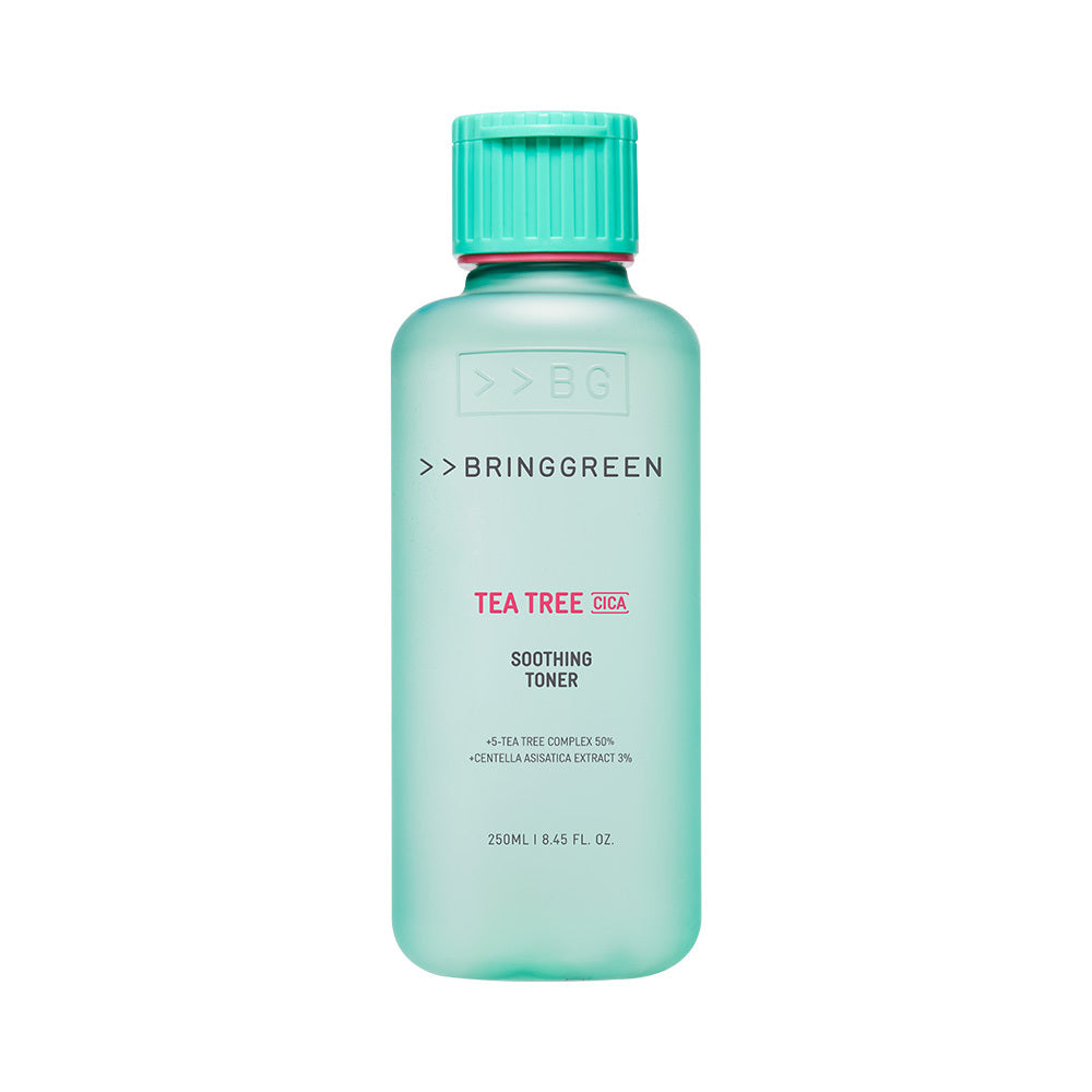 BRINGGREEN Tea Tree Cica Soothing Toner & Cream Set