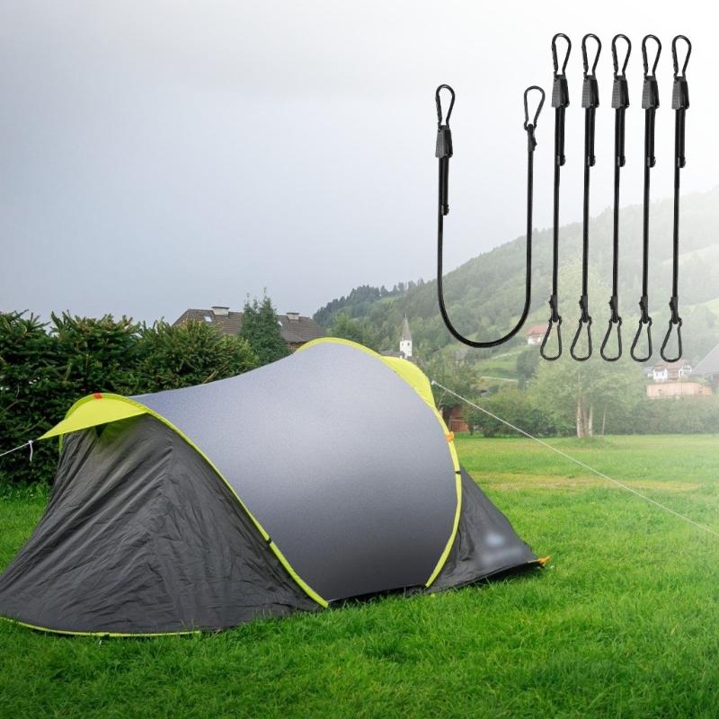 Bungee Cords with Hooks Adjustable Elastic Straps Truck Tie Down Straps Upgrades for Cargo Luggage & Outdoor Activity