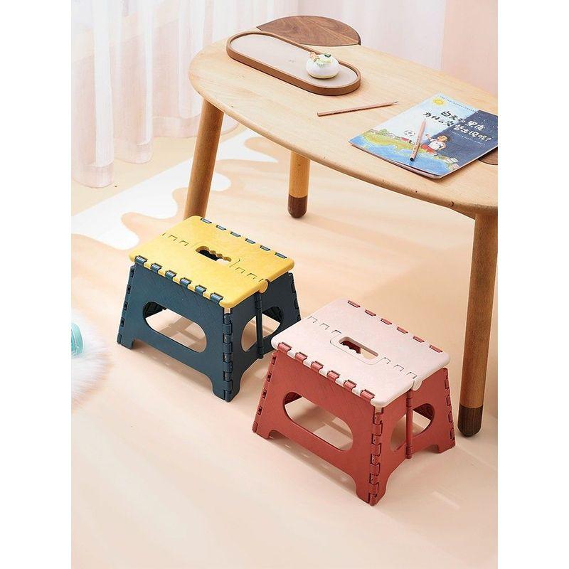 Thickened Folding Hand Stool High Quality Portable Folding Stool For Home Children's Stool Outdoor Low Stool Plastic Shoes Changing Small Bench