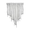 Window Valance Elegant Easy Installation Lightweight Creative Home Decor with Beads for Bathroom Basement Summer Country Cafe