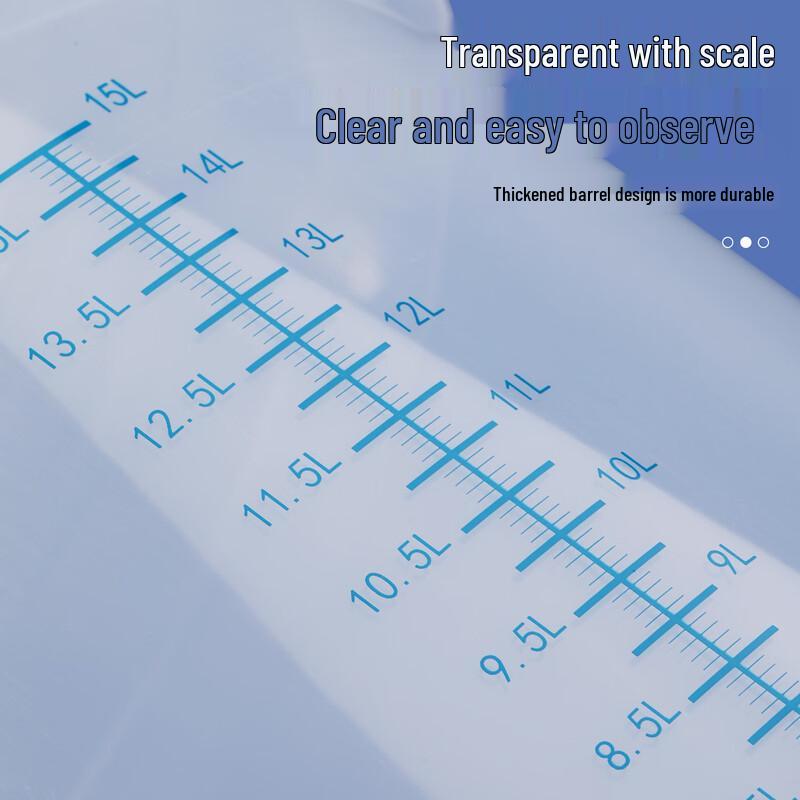 20L Transparent PP Measuring & Disinfection Bucket