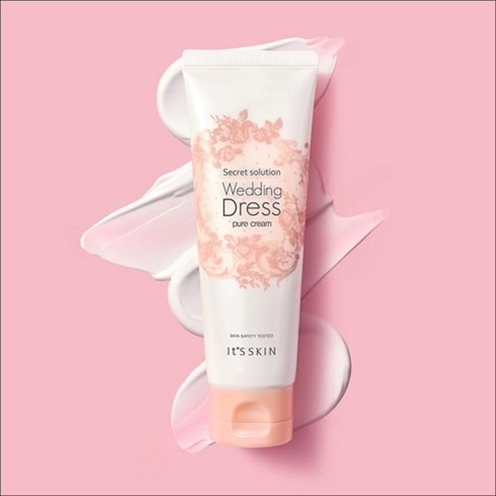 It's Skin Secret Solution Wedding Dress Pure Tone Up Cream - Instant Face & Body Brightening, 100ml | Olive's K-beauty