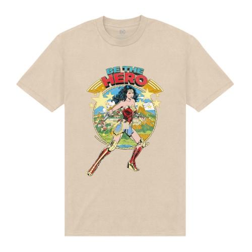 Wonder Woman Unisex Adult Be The Hero T-Shirt
