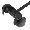 Microphone AntiSpray Filter Mesh Clip Flexible Neck Microphone Wind Screen Black(Black )
