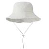 Frayed Edge Cotton Bucket Hat: Summer Sun Protection for Outdoor Travel and Shopping