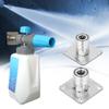 Snow Foam Gun Bracket with 1/4 Quick Connect Foam Cannon Nozzle Water Gun Holder Wall Mountable Pressure Washer Accessories Rack