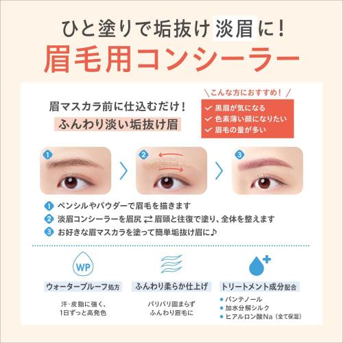 Secret Salon Light Eyebrow Concealer 2.3g Eyebrow Concealer, Bleaching Style, Eyebrow Bleach Style, Light Eyebrows, Light Eyebrows, Clean Eyebrows, Da
