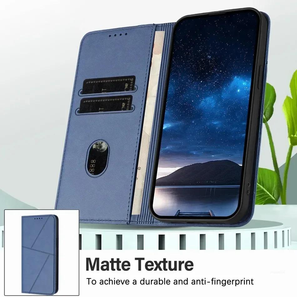 Fashion Simple Slim Phone Cover For Sony Xperia 20 1V 10V 1 5 10 III IV V VI 8 Cash Slots Wallet Flip Stand Case