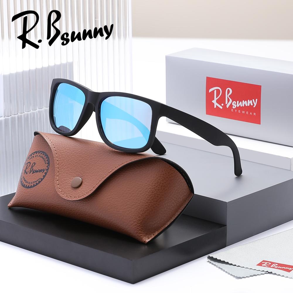 R.Bsunny Luxury Original Polarized Sunglasses Men Women UV400 Anti-Glare Driving Glasses Sports Trendy Classical Eyewear