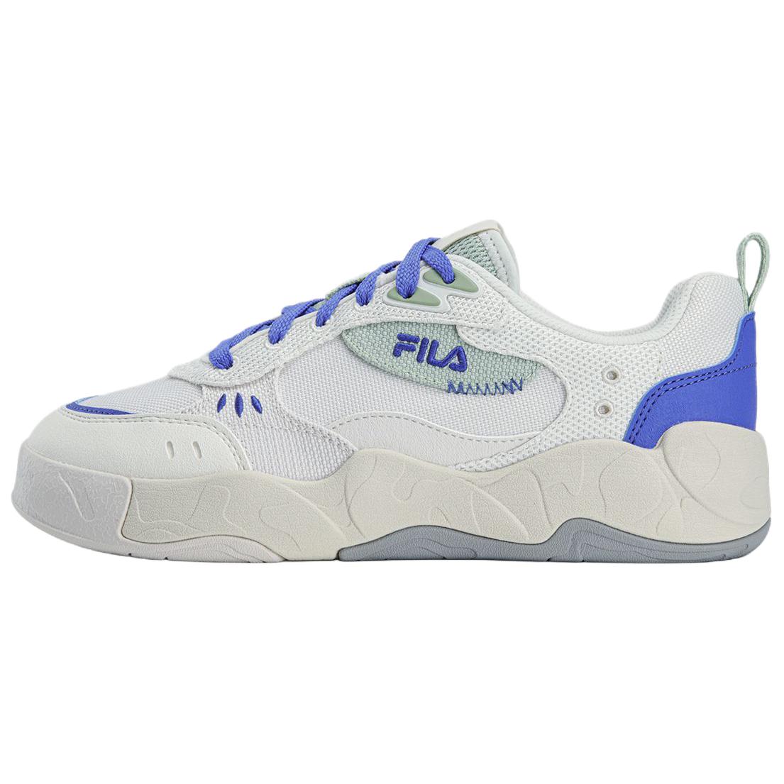 FILA MILANO Breathable Low top Skateboard Shoes Women s White Blue F12W623305FPG 36