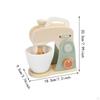 Wooden Toy Mixer Set Small Appliances Toys Life Skills Pretend Play Kitchen Accessory
