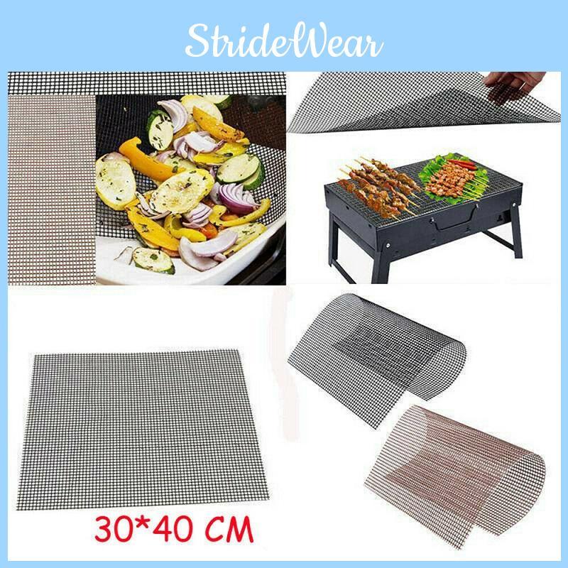 5 Stück BBQ Grillmatte Antihaft-Matte Wiederverwendbares Blech Hitzebeständig Backen Kochen