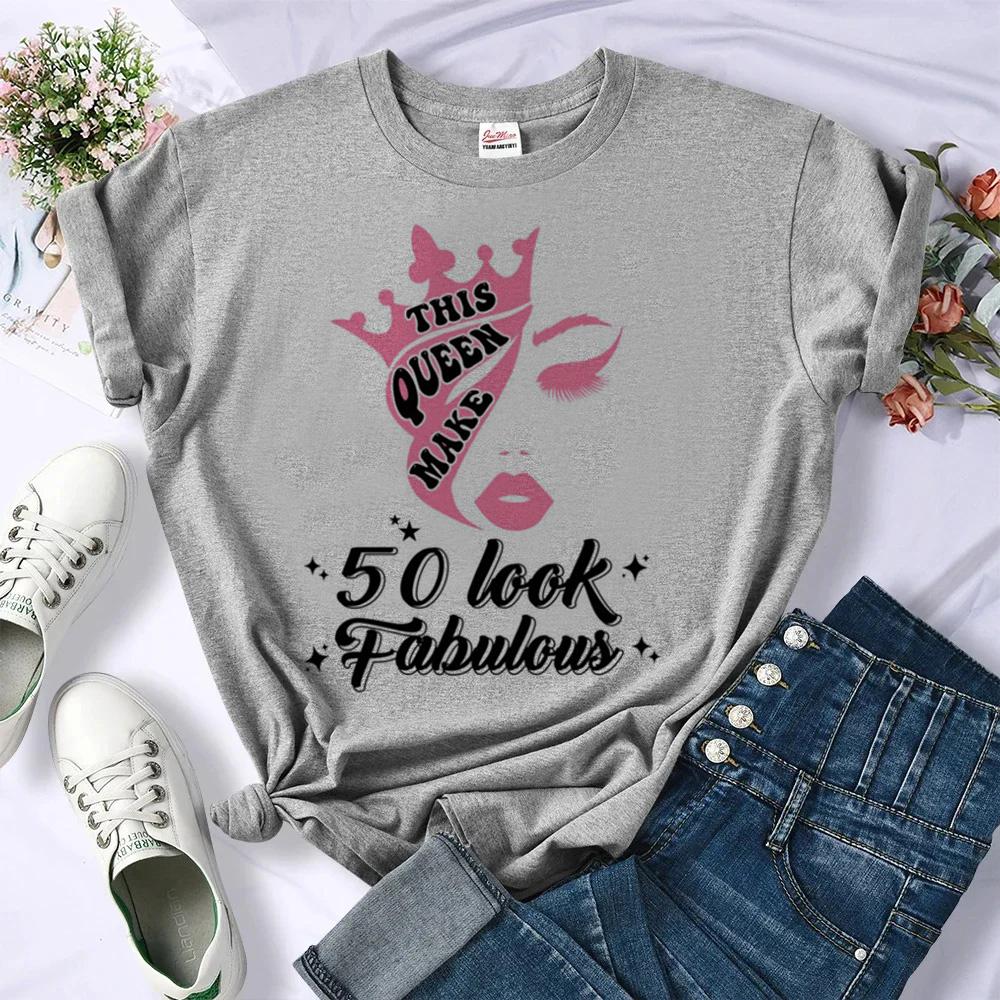 50th Birthday Top Tees Female Alternative Anime 80s Scene Baddie Tshirt Cutecore Grunge Japanese