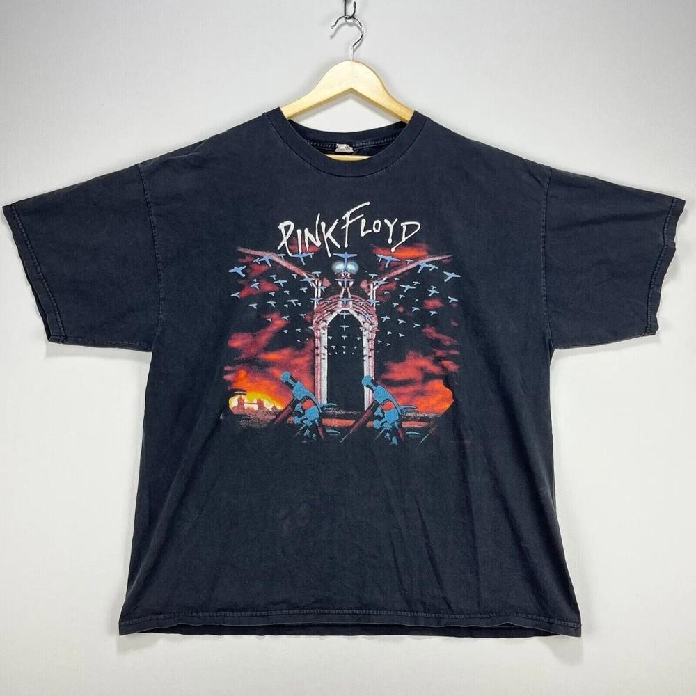 Винтажная футболка Pink Floyd The Wall – 80-е Рок-группа Унисекс Хлопковая футболка Унисекс Футболка S