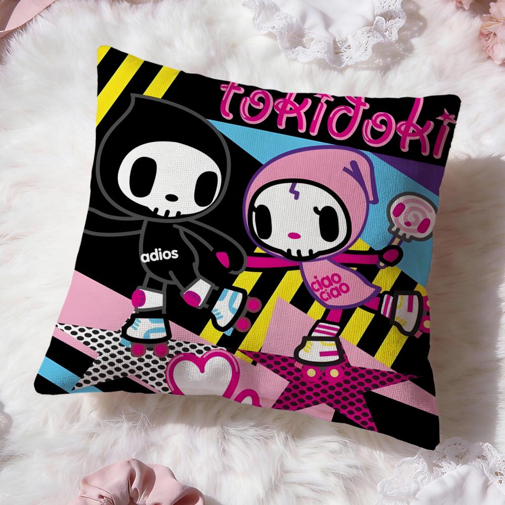 hot anime t-Tokidoki Cushion Cover Premium Comfort Reversible Pillow Cove -Two in One Design for Any Room & Car Interior