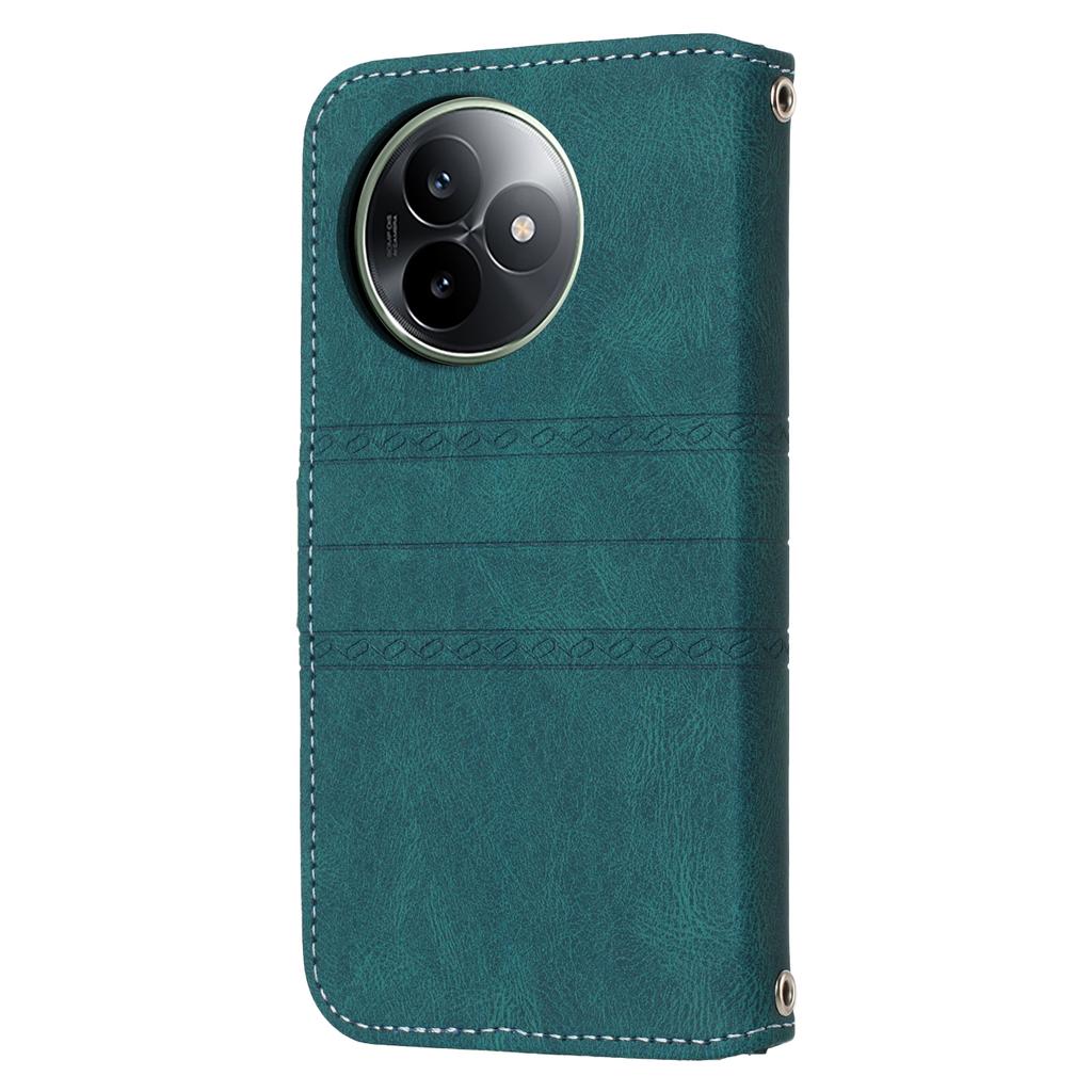 For Xiaomi Redmi K80 Ultra 5G Case Wallet Skin-Touch Leather Imprinted Phone Cover with Wrist Strap