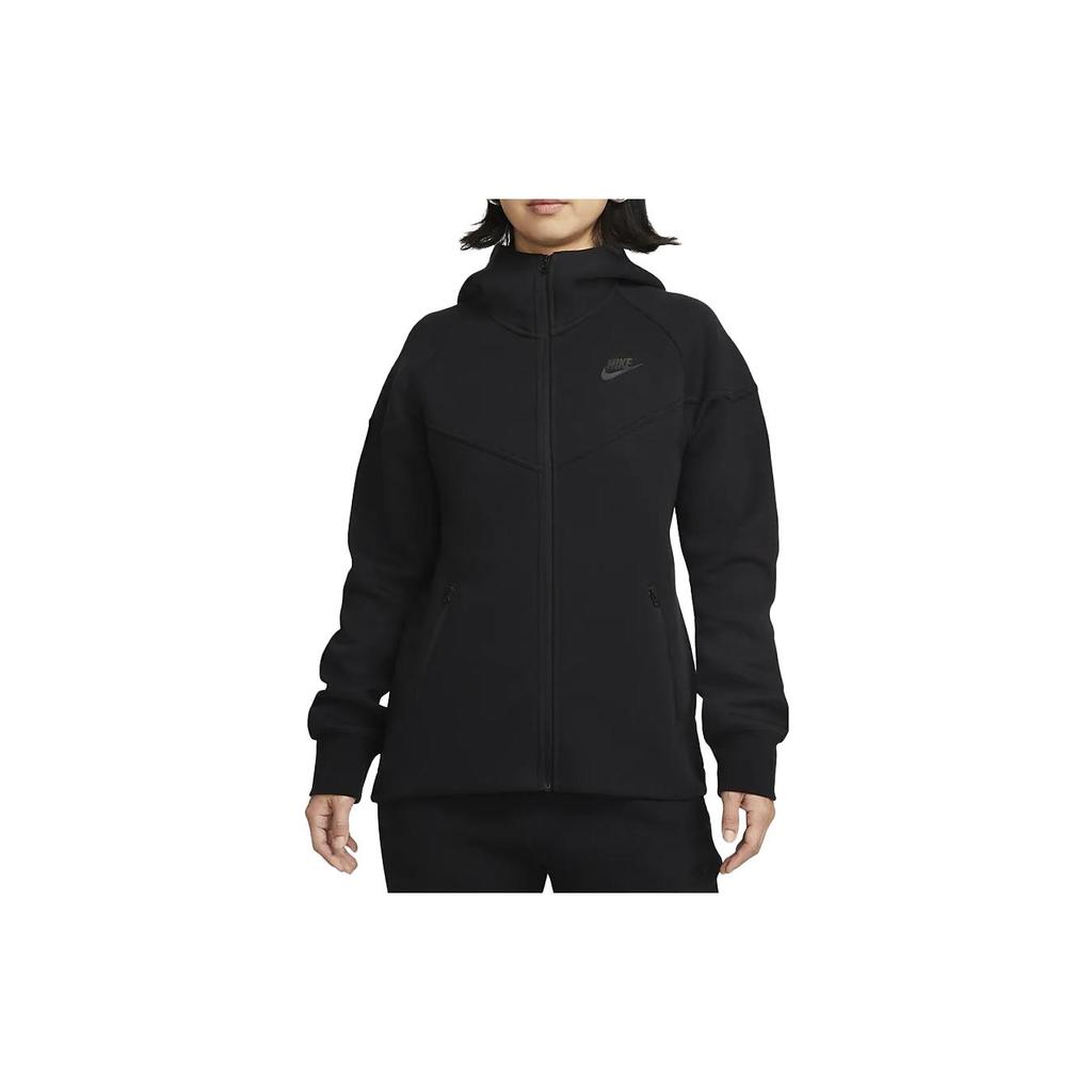 New Nike WINDRUNNER Sportswear Tech Fleece Jacket Women's Black FB8339-010