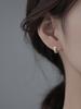2025 New Trendy 925 Sterling Silver Plain Hoop Earrings for Women Gold Plated Ear Clips Light Luxury Ear Jewelry