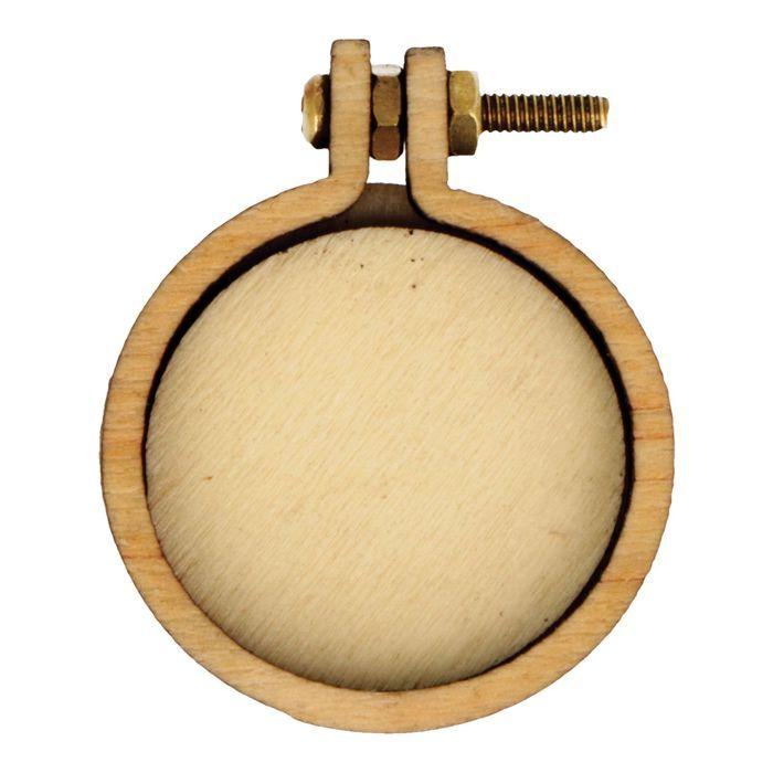 10 pendentifs ronds à broder 2,4 cm