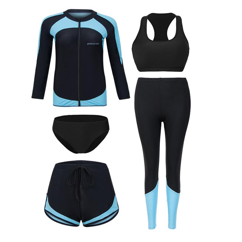 Unisex Plus Size Rychleschnoucí Potápěčský Oblek s Dlouhými Rukávy pro Surfing a Ochrana proti Medúzám