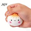 Steamed Bun Stress Toy Cartoon Fidget Relieving Stuffed Squeeze Simulated Dough Ball Dumpling Office Desk Slow Rebound