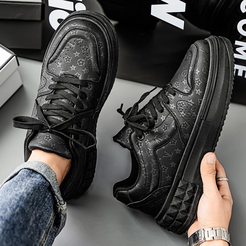 

Summer men s shoes breathable little white shoes men s trendy versatile platform sneakers casual board shoes dad shoes 44