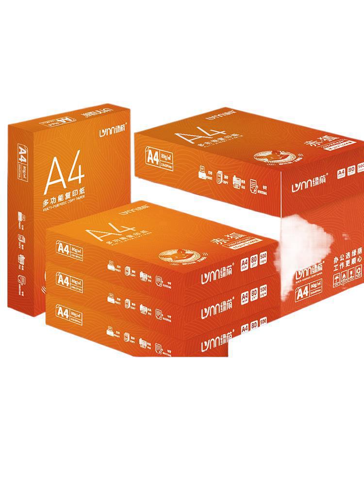 Green Shade A4 Printing Paper Box, 2500 Sheets: 70g Exam/Draft Paper, 80g Thick Office Paper, White