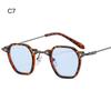 Cool Square Sunglasses Vintage UV400 Tint Ocean Lens Small Polygon Frame Sun Glasses Retro 90s Women Men Hip Hop Shades Eyewear