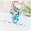 Colorful Candy Zinc Alloy Star Keychain Pendant Ornament