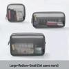 Travel Cosmetic Storage Bag: Cross-border Mesh Wash & Makeup Bag