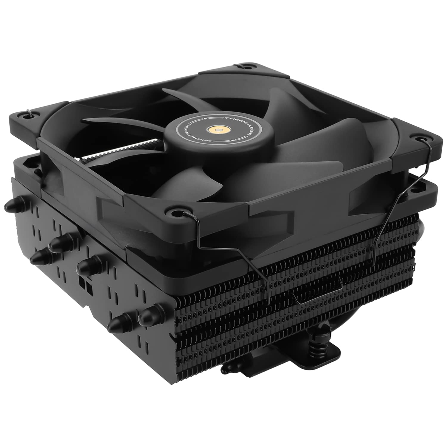 

Thermalright Black CPU Air 6x6mm Heat CPU Cooler with PWM Quiet V AGHP Suitable for PC Cooler SI-100 Cooler, Pipes, TL-E12B Fan, S-FDB 2.0 Bearing,