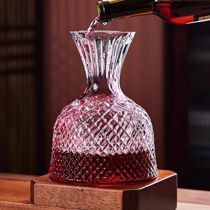 Shangqi Rotweinglas Geschenkset mit Dekanter & Elchständer