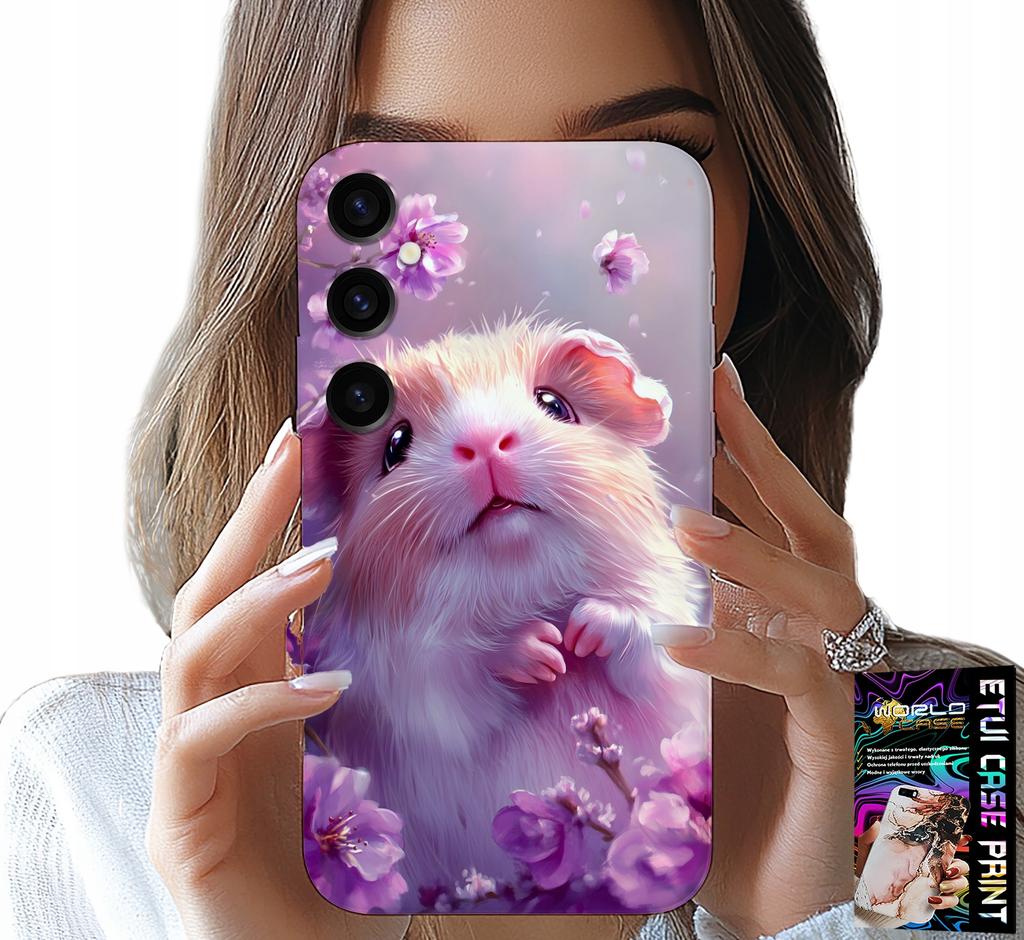 Etui Do Samsung Galaxy A24 4G - Słodki Chomik, Gryzonie Wzory Dla Dzieci
