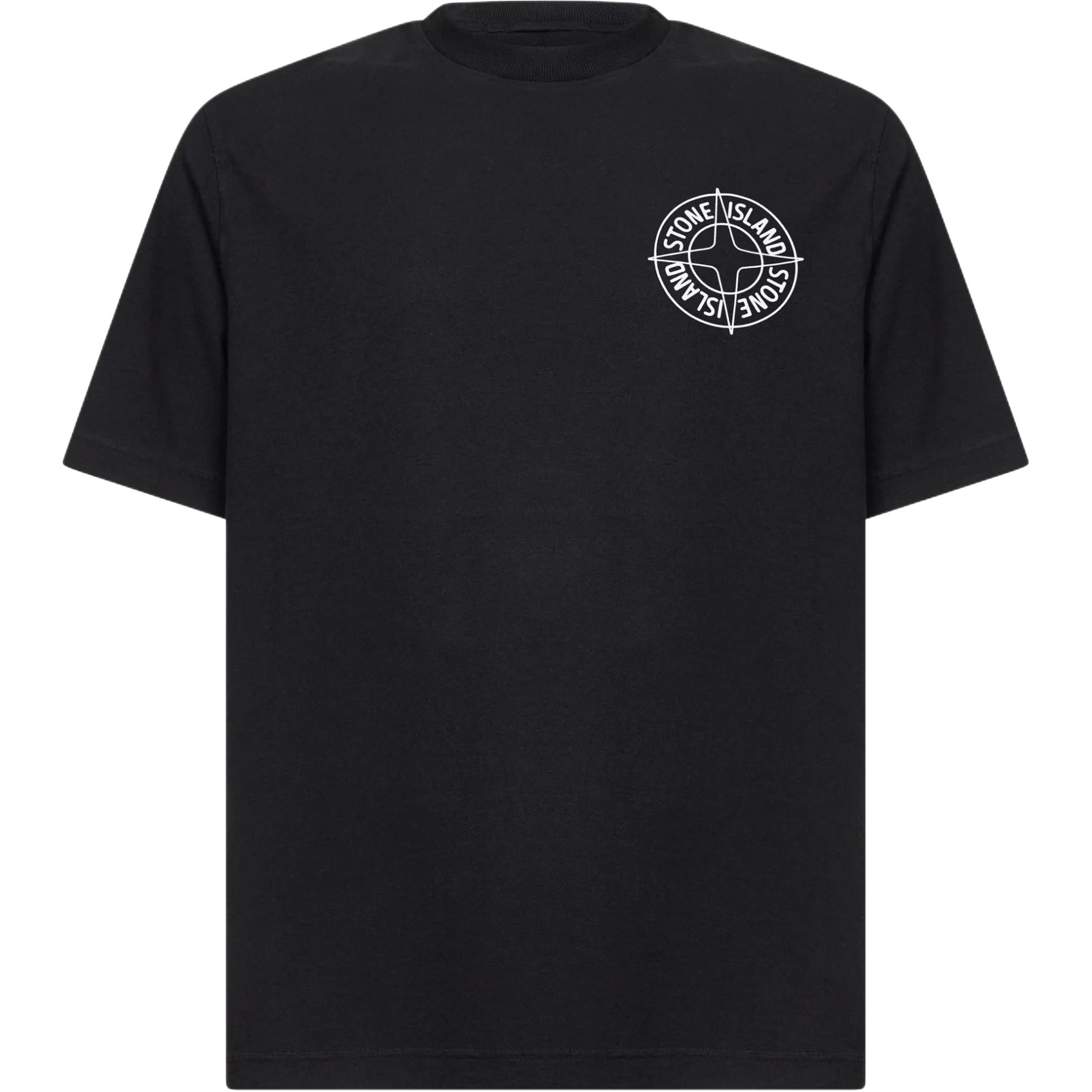 Stone Island Geribd Ronde Hals Korte Mouw Logo T-shirt Heren Tops L1S152100001S0284-V0029 XXL
