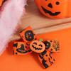 Ghost Halloween Bow Hair Clip Eyeball Bat Duckbill Clip Fashion Pumpkin Hairpin  Cosplay