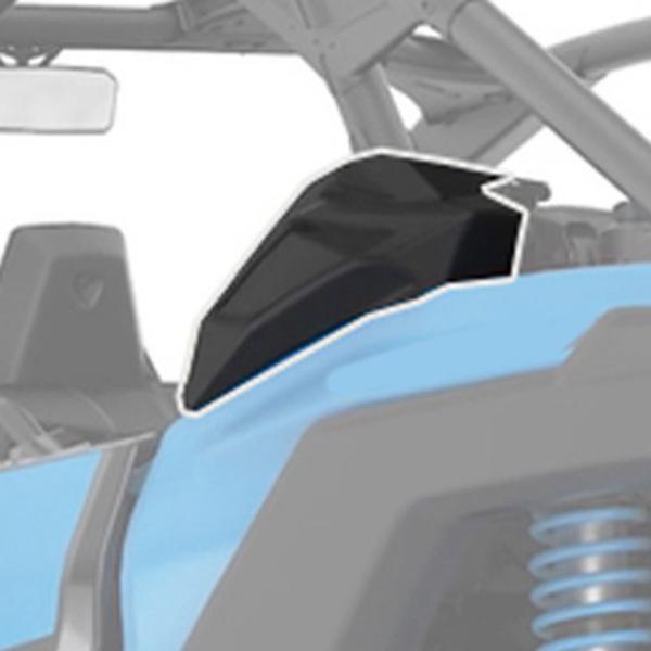 1 Pair Black ABS Rear Rack Fender Cover for Can Am ATV