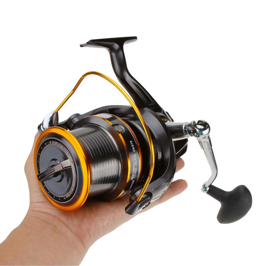 12+1BB 13Ball Bearings Left Right Interchangeable LJ9000 Super Big Sea Fishing Wheel Metal Spinning Reel High Speed